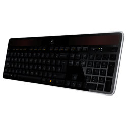 Logitech K750 Wireless Solar Panel Keyboard, Black